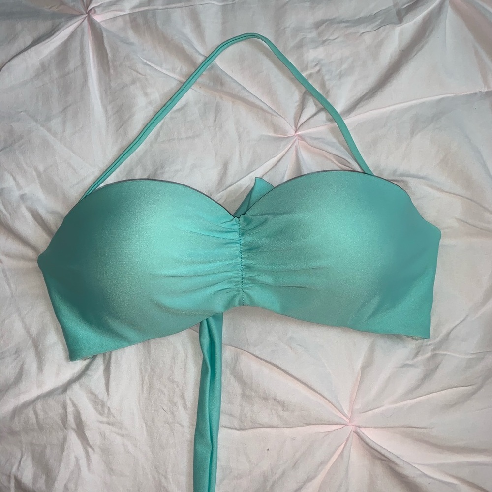 Light blue bikini top